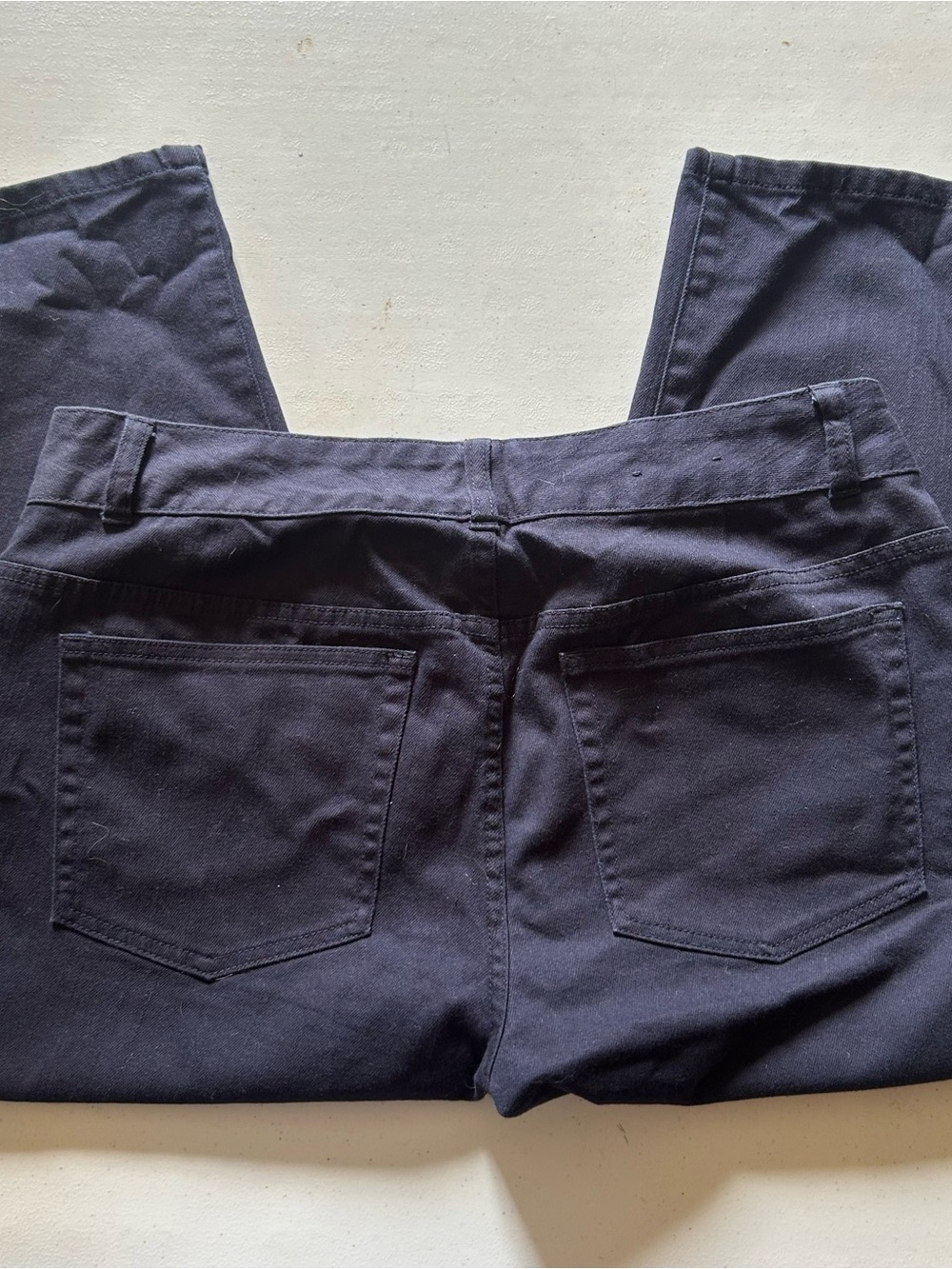 Chaps Black Low Rise Straight Leg Jeans Women’s Size 12 - Picture 4 of 6